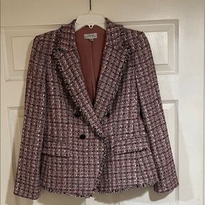 Pink Tweed Blazer